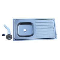 Aiyi Stainless Steel Kitchen Sink With Drain Board